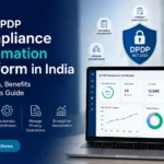 AI-powered DPDP compliance automation platform dashboard for privacy governance.
